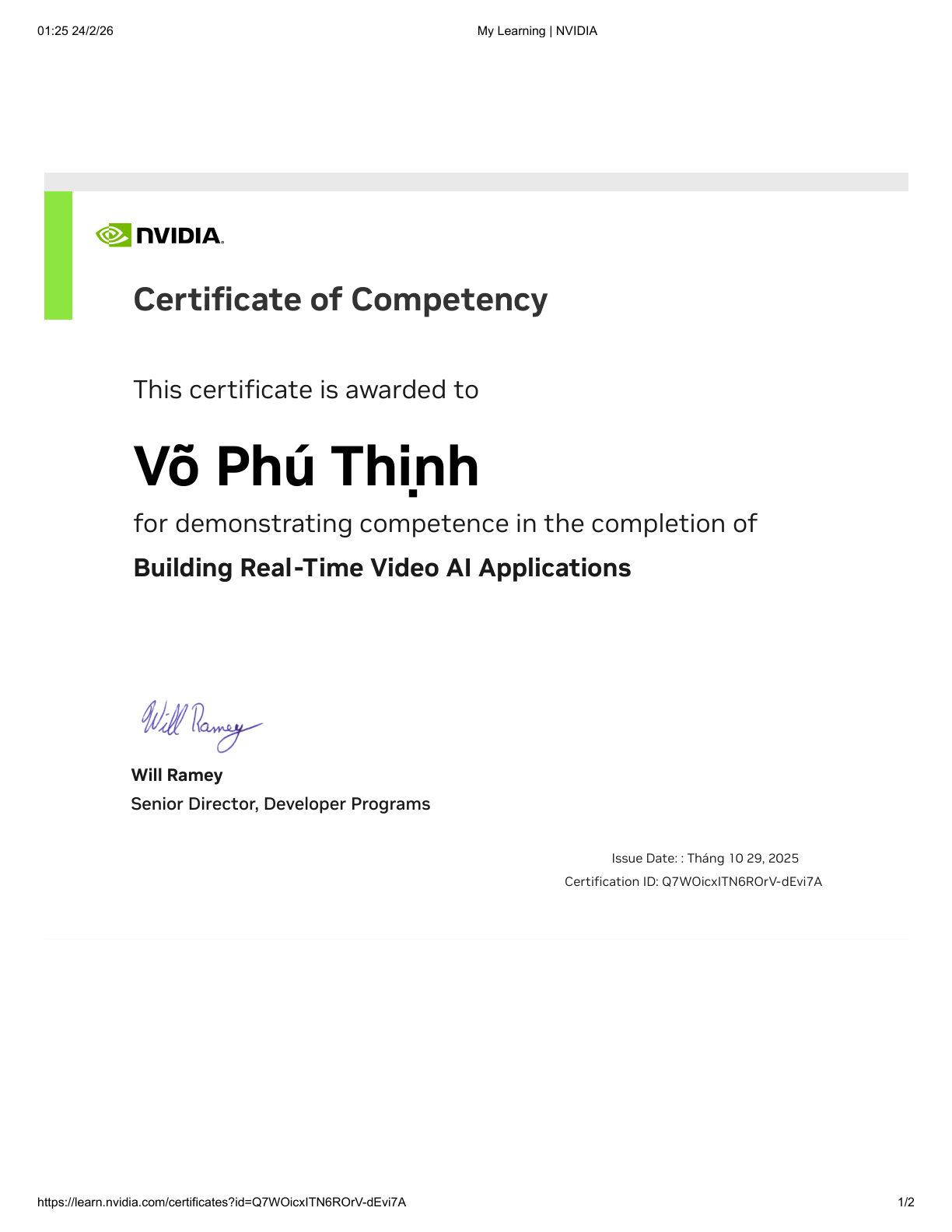 Building Real-Time Video AI Applications